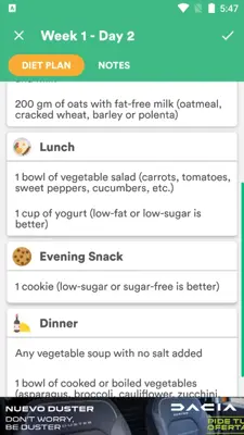 Weight Loss Coach android App screenshot 8